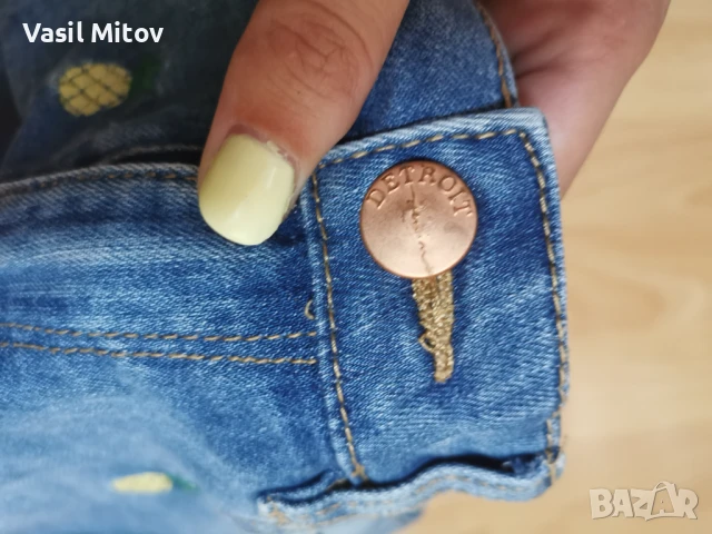 Детски дънкен гащеризон  и дънкени панталонкиза момиче , снимка 7 - Детски къси панталони - 50816902