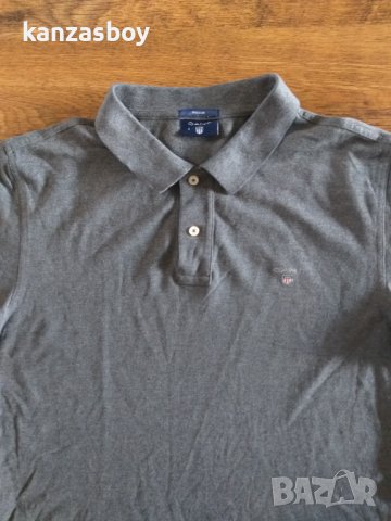 gant polo shirt - страхотна мъжка тениска Л размер , снимка 4 - Тениски - 40486486