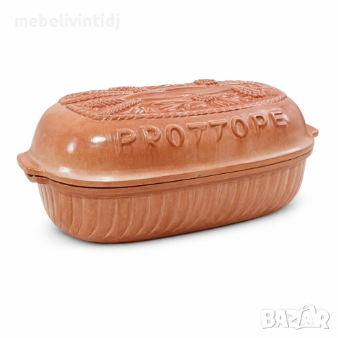 Класически глинен съд за съхранение на хляб – Brottopf, снимка 3 - Антикварни и старинни предмети - 53640023