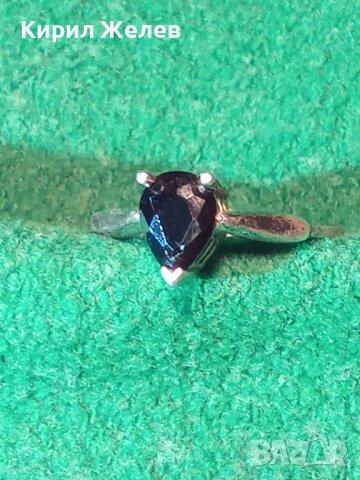 СТАР СРЕБЪРЕН СКЪПОЦЕНЕН АР ДЕКО ПРЪСТЕН ОКСИДИРАНО СРЕБРО 925 с ЮВЕЛИРНО ФАСЕТИРАН МАРКАЗИТ 25863