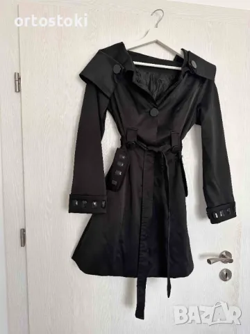 Дамско стилно палто, снимка 3 - Палта, манта - 47393142