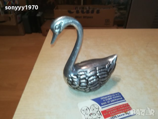 ЛЕБЕД-15Х13Х6СМ-ВНОС ФРАНЦИЯ 0810231114, снимка 7 - Антикварни и старинни предмети - 42479344