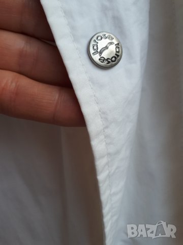 Бяло мъжко шушляково яке La Rose размер Л, снимка 4 - Якета - 39116729