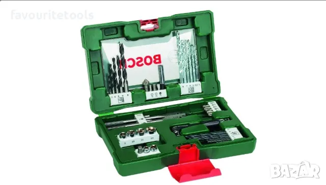 Комплект Bosch свредла и битове 41 части, снимка 4 - Отвертки - 47340145