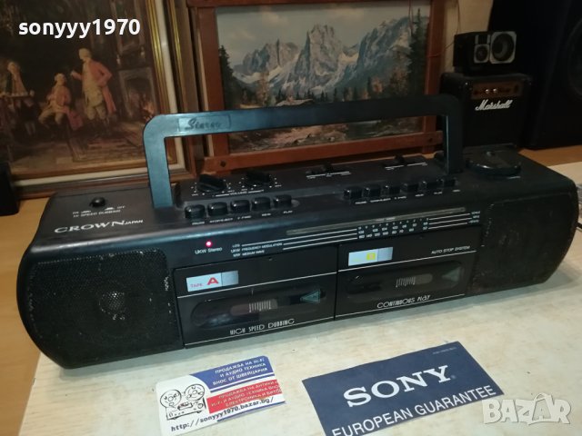 CROWN-КАСЕТОФОН 2407231130, снимка 6 - Радиокасетофони, транзистори - 41640765