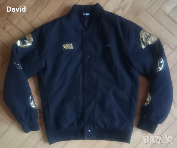 Оригинално Яке Бомбър NBA Foil Sleev Print (New Era)