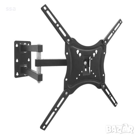 Универсална Стойка за телевизор за стена, 14'' - 55'' - HDL-117B-2, снимка 2 - Стойки, 3D очила, аксесоари - 40460268