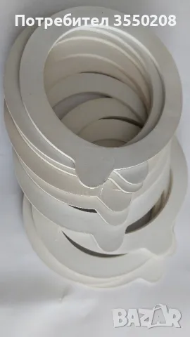 уплътнители за италиански буркани, 10 броя, снимка 4 - Аксесоари за кухня - 49177670