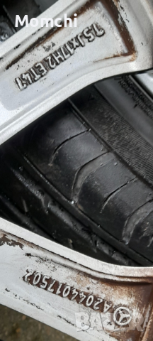 Лети джанти  Мерцедес 17цола , снимка 5 - Гуми и джанти - 44726373