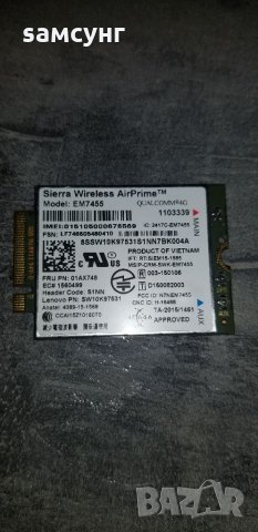 4G Wireless Airprime карта за лаптоп, снимка 2 - Части за лаптопи - 34377846