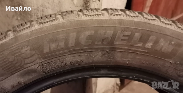Продавам 4 броя Зимни гуми 215.55.17 на 1 сезон дот 2019 Мишелин , снимка 3 - Гуми и джанти - 52863028