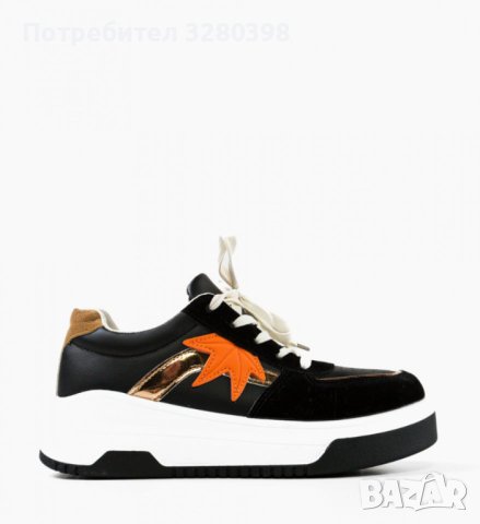 Дамски кецове с листо модел: X13-YD1286-25 black