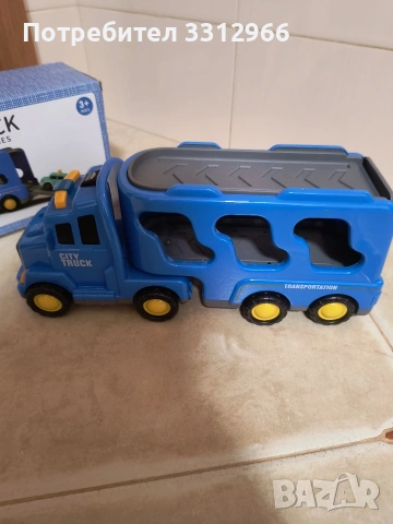 Чисто нов камион с 4 колички TEMI, снимка 2 - Коли, камиони, мотори, писти - 53238567