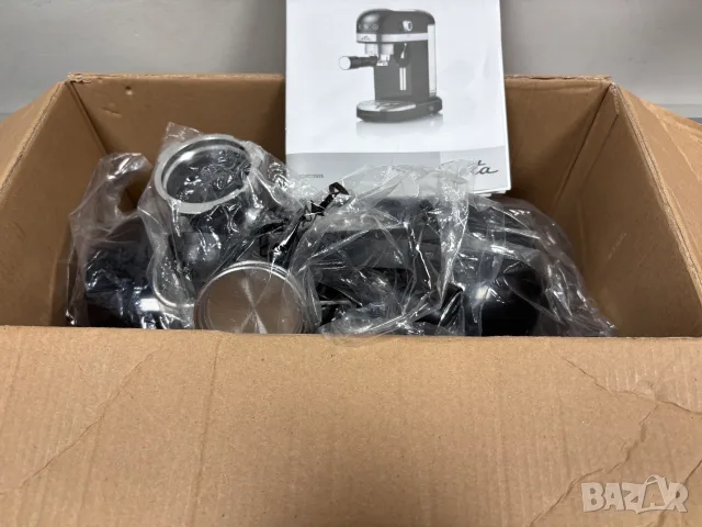 НОВА! Ръчна еспресо машина ETA Coffito, 1465 W, 20 bar, 1400 ml, разпенващо устройство, снимка 13 - Кафемашини - 56069337