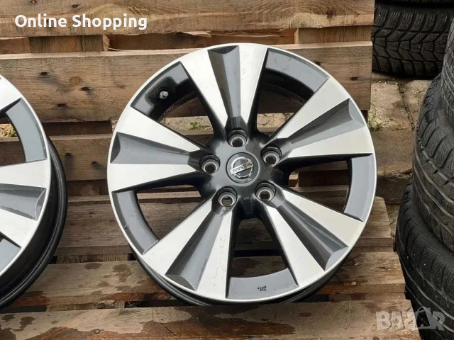 5х114.3 Джанти 17 цола Nissan Leaf Pulsar X-Trail 5x114.3 Dacia Renault, снимка 5 - Гуми и джанти - 53073664