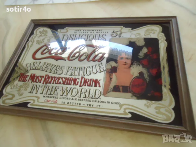 COCA COLA рекламно огледало., снимка 3 - Други ценни предмети - 56336590