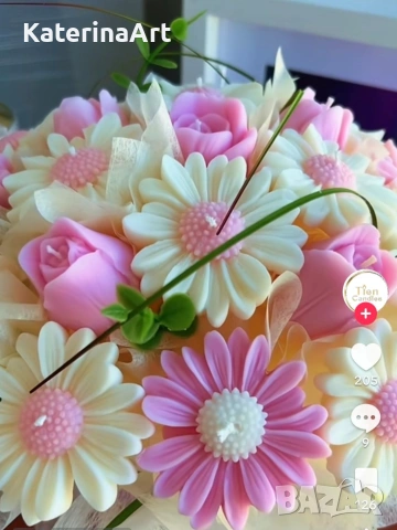 Букет от ароматни свещи, снимка 2 - Други - 53829293