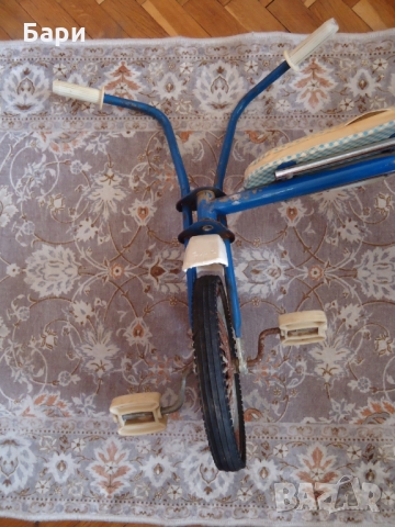 Стар детски велосипед,колело на педали- триколка, снимка 6 - Други ценни предмети - 36053368