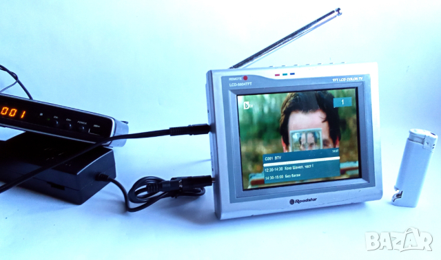 мини телевизор TV/Monitor Roadstar LCD-5604TFT, снимка 5 - Телевизори - 42149823