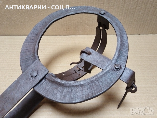 Стар Кован Капан За Животни / НОМЕР 4., снимка 8 - Антикварни и старинни предмети - 52994245