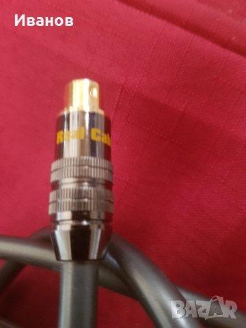 REAL CABLE висок клас S-VIDEO КАБЕЛ, снимка 2 - Плейъри, домашно кино, прожектори - 41885732