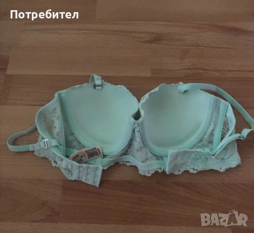 Сутиен цвят мента , 75 B, снимка 2 - Бельо - 51991206