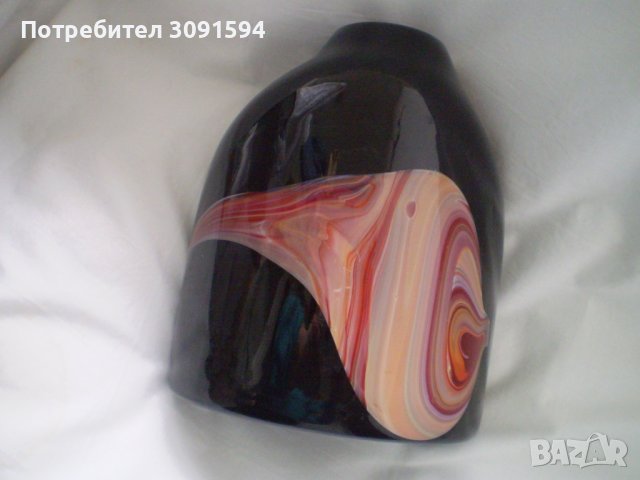 Стилна ваза Мурано двупластово стъкло, снимка 6 - Антикварни и старинни предмети - 40679683