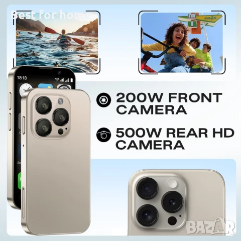 JoyZap XS18PRO Мини смартфон 4G мобилен телефон 3.0 инча, снимка 4 - Други - 51063313