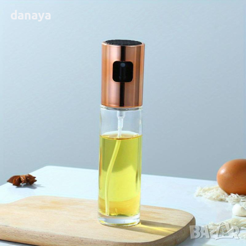 4592 Стъклена спрей бутилка за олио или оцет дозатор, снимка 4 - Прибори за хранене, готвене и сервиране - 44775062