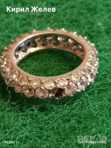 Сребърен пръстен тип Вечност символизира вечната любов подходящ за подарък 37571, снимка 4 - Пръстени - 52872657