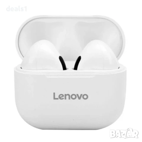 Lenovo LP40 TWS EarBuds Безжични Слушалки Bluetooth 5.0 300MAh, снимка 2 - Безжични слушалки - 50535305