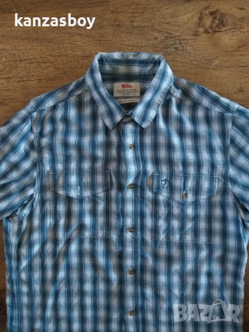fjallraven ABISKO COOL SHIRT SS - страхотна мъжка риза М размер, снимка 6 - Ризи - 40002003
