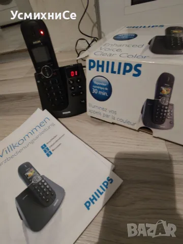 Стационарен телефон Philips, снимка 3 - Стационарни телефони и факсове - 48476190