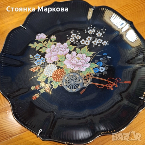 Японски комплект в черно и златно, снимка 4 - Декорация за дома - 52224064