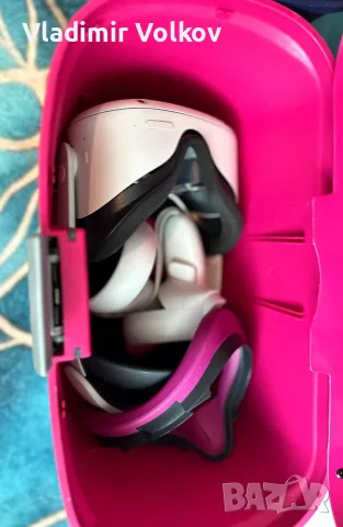 Meta Oculus Quest 2 256GB — Пълен премиум комплект (Elite Strap + PC Link кабел + Кейс + Маска), снимка 4 - Други игри и конзоли - 55958953