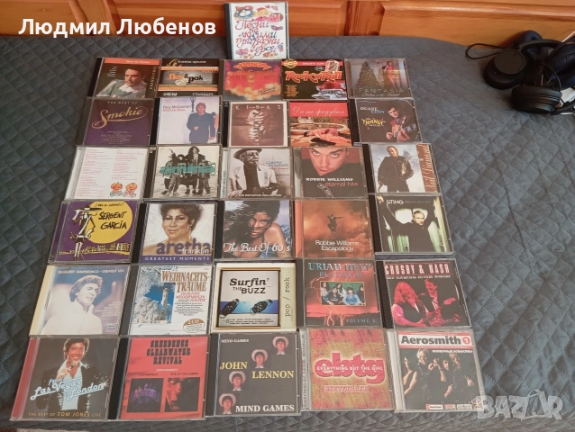 лот 31бр. cd дискове предимно с Рок музика 