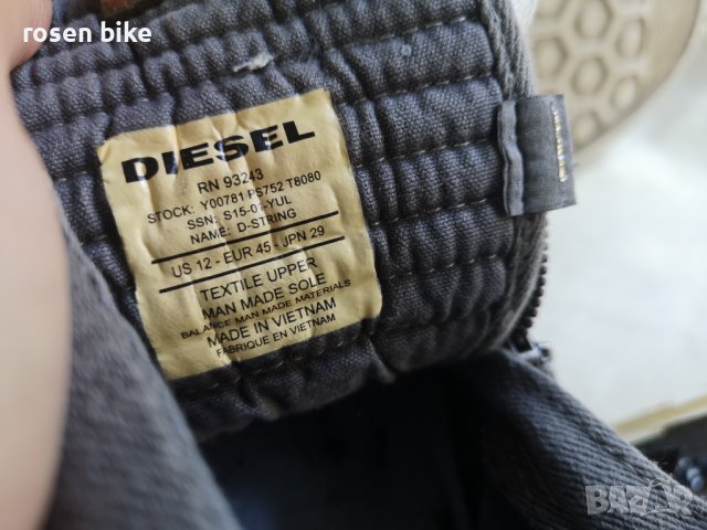 ''Diesel D-String''оригинални кецове 45 номер, снимка 11 - Кецове - 41402736