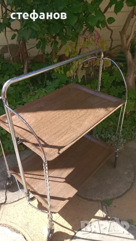 Руска помощна бар масичка, сгъваема на колелца, снимка 14 - Други - 50985157