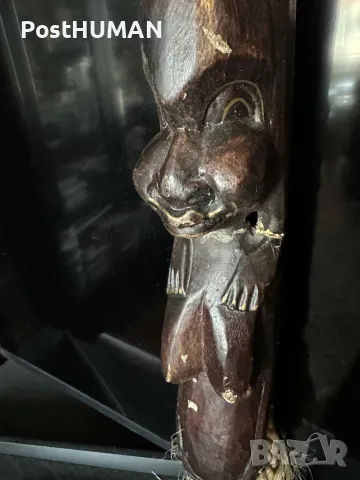 Африканска фигура - статуетка , снимка 4 - Антикварни и старинни предмети - 47384908