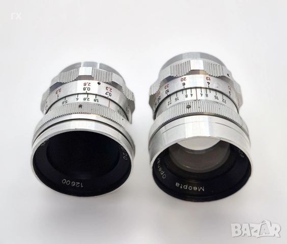 2 Обектива Meopta C-Mount m25 40mm f1.8, 20mm f1.8