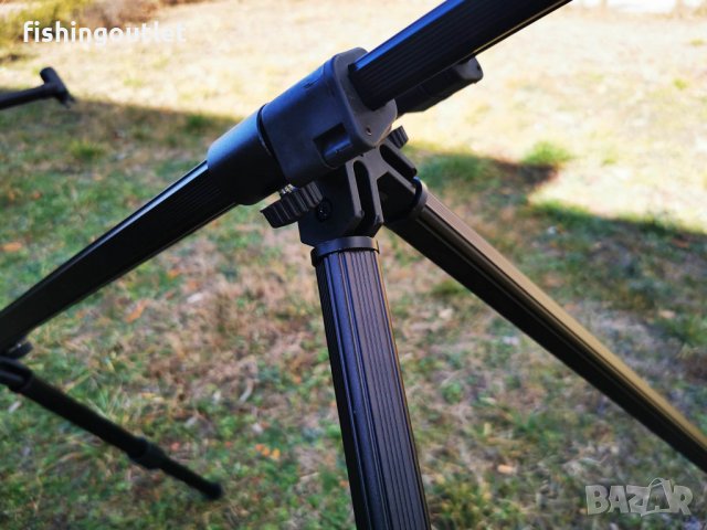 Шаранска стойка за до 5 въдици с телескопични крака с дължина до 133см, снимка 8 - Такъми - 39359856