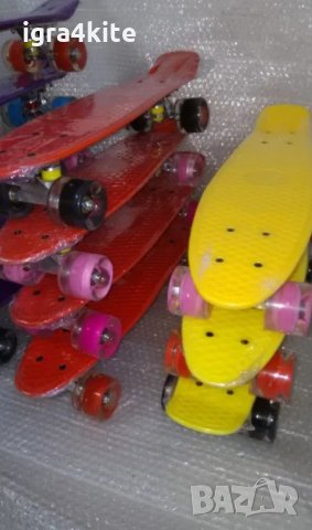 Червен светещ пениборд в 4 модела / скейтборд skateboard penny board, снимка 3 - Скейтборд, ховърборд, уейвборд - 35773899