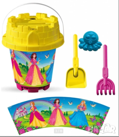 Голяма кофичка за пясък, 4 части, снимка 7 - Други - 52060283