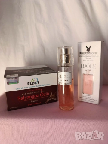 Промо комплект 74-парфюм тестер Idole+крем с екстракт от охлюв
