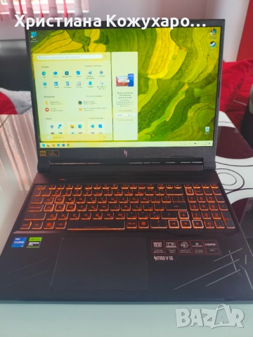 Продавам чисто нов лаптоп acer nitro v 16 1Tb , снимка 5 - Лаптопи за дома - 53725698