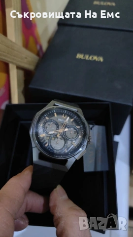 Bulova Curv Chronograph Нов -600 евро , снимка 4 - Мъжки - 53816727