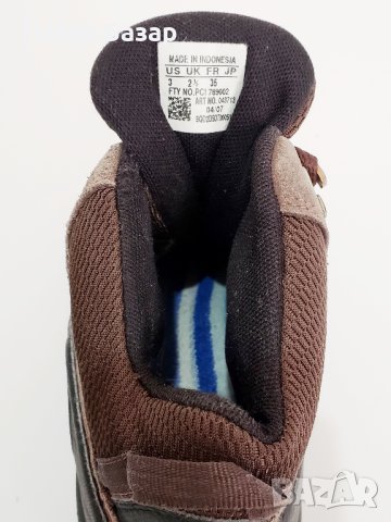 Adidas Gore-tex Climaproof Маратонки Туристически Обувки Велур Кожа 34-35, снимка 8 - Детски маратонки - 38757827