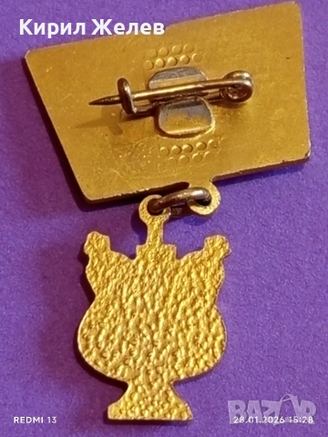 Стара значка 30г. Ансамбъл РАЛЧО САПУНДЖИЕВ Панагюрище за КОЛЕКЦИЯ 52055, снимка 6 - Колекции - 53258753