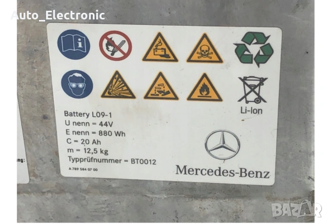 Ремонт и рециклиране на хибридна батерия за Mercedes W205 W213 W222 W223 W257, снимка 2 - Сервизни услуги - 53045810