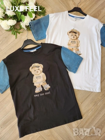 ✨Дамски Памучни Тениски , снимка 7 - Тениски - 53800439